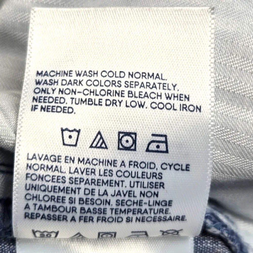 Lands End Mid-Rise Elastic‎ Waist Pull-On Cotton Shorts Pockets Size Small